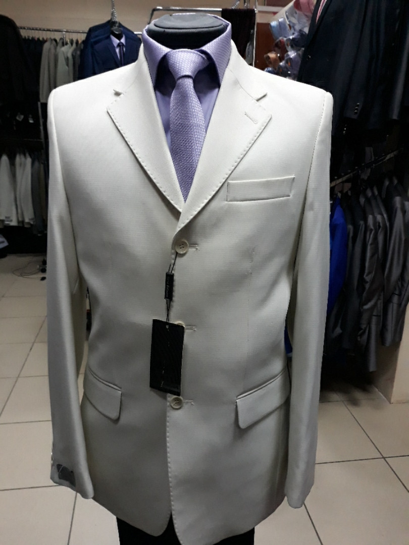 Чоловічий костюм West-Fashion модель 725 білий
