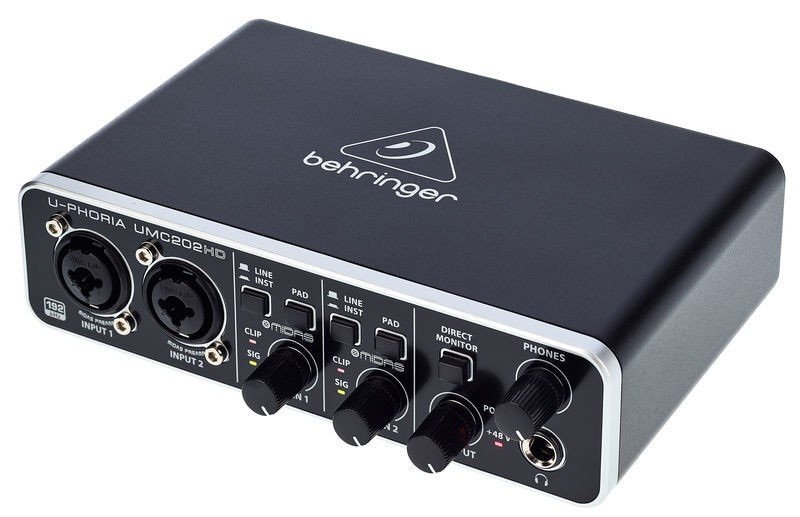 USB аудіоінтерфейс Behringer UMC202HD