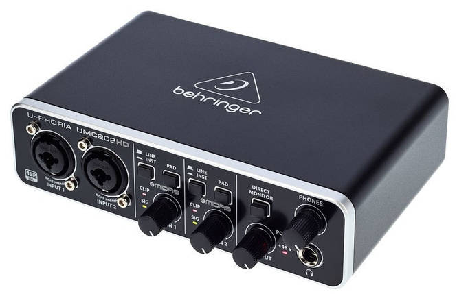 USB аудіоінтерфейс Behringer UMC202HD, фото 1