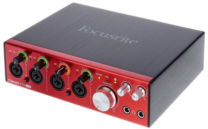 USB аудіоінтерфейс Focusrite Clarett+ 4 Pre USB, фото 1