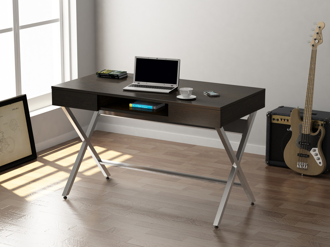 Письмовий стіл Loft design L-15 Венге Корсика