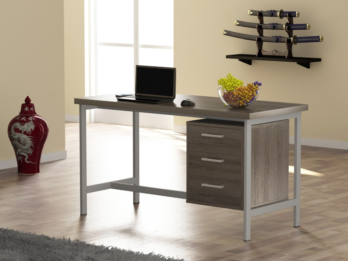 Письмовий стіл Loft design L-45 Дуб Палена