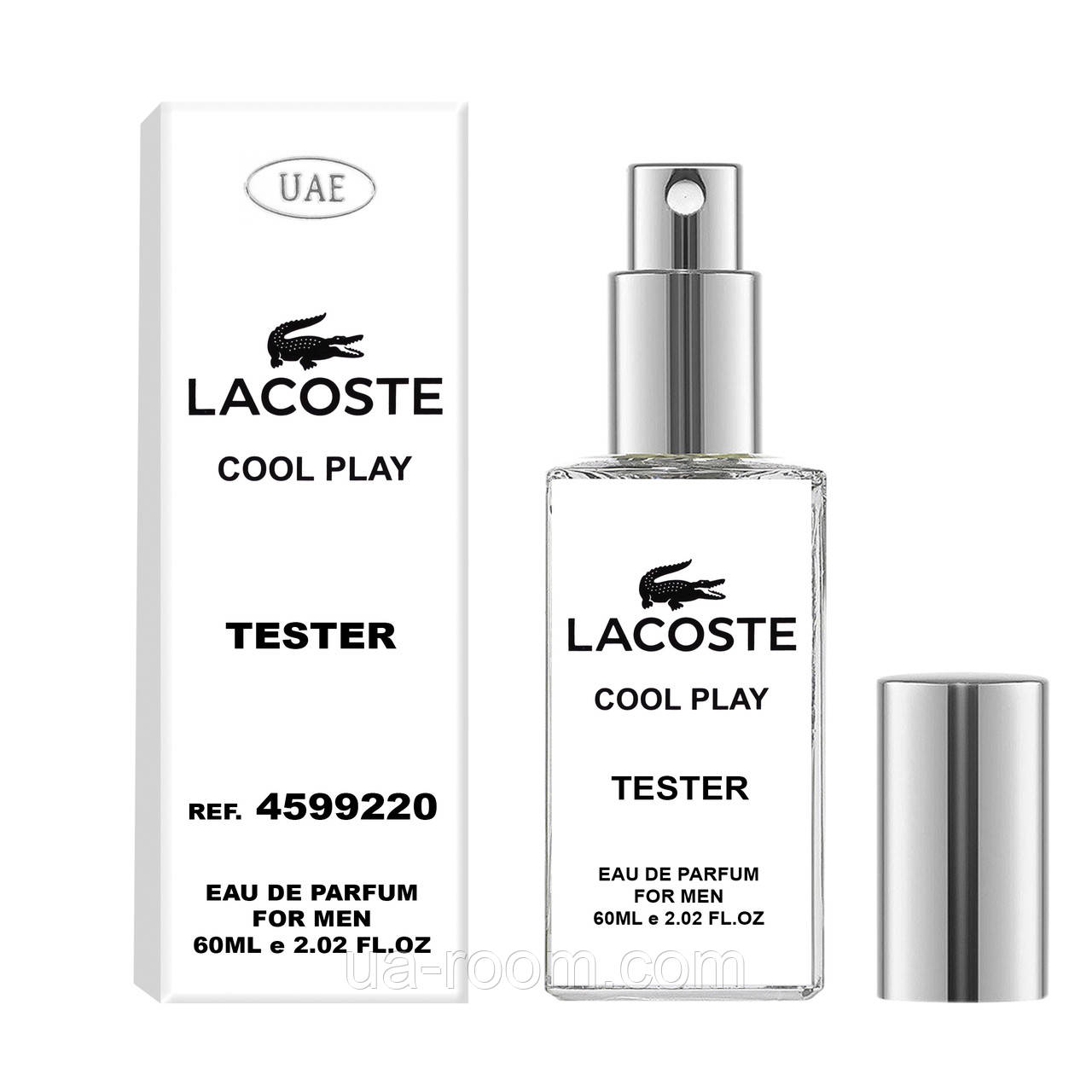 Тестер чоловічий UAE Lacoste Cool Play, 60 мл.