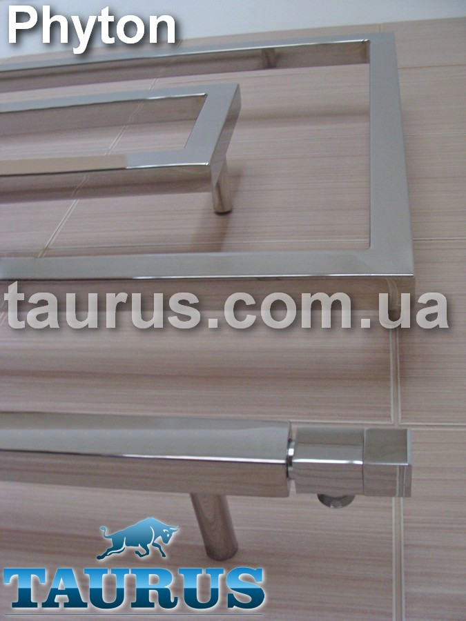 Большой радиатор-полотенцесушитель Phyton 11 сегментов / 670х1200. Квадратная труба 30х30. Водяной