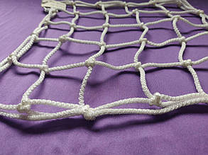 Сетка оградительная капрон D 4,5 мм 8 см ячейка заградительная для спортзалов стадионов спортплощадок, фото 2