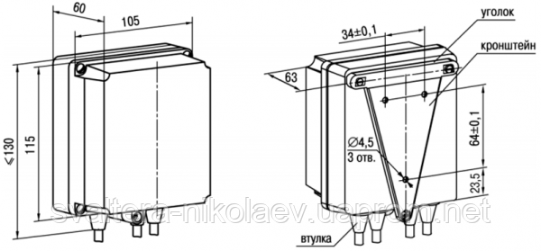 Купить ПИД-регулятор с одноканальным интерфейсом RS-485 ТРМ210-Н-РР ...