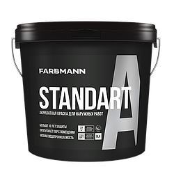 Farbmann Standart A атмосферостійка фарба для зовнішніх робіт LA 4,5 л