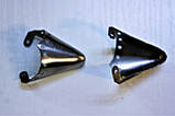 Носики темне срібло (прикраса на носок жіночого взуття) №012, фото 2