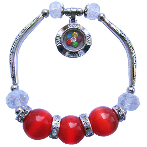 Браслет на Руку Оберіг з Коричневими Намистинами Котяче Око, Біжутерія, фото 1