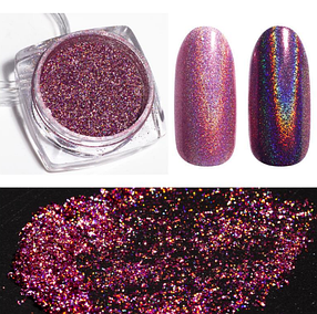 Лазерна втирка "Призма" Рожеве золото, 1 г, фото 2