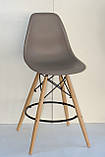 Напівбарний стілець Nik Eames, кавовий, фото 2