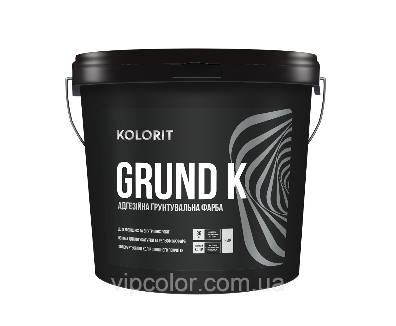 Kolorit Grund K Адгезійна фарба для зовнішніх робіт З 4,5 л, фото 1