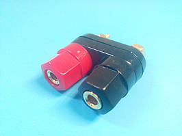 Гніздо під банан подвійне, чорний і червоний banan