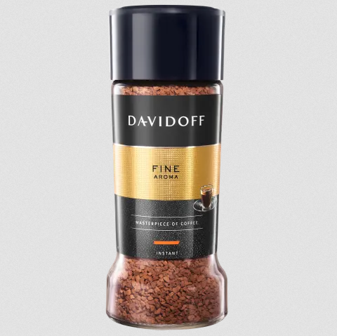 Кава розчинна Davidoff Fine Aroma 100г в скляній банці. Швейцарія