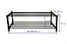 Полиця для взуття металева J2 (взуття, підставка для взуття), фото 2