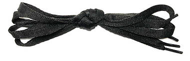 Шнурки Чорний плоскі 200см 8,5 мм Kiwi