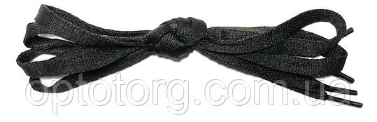 Шнурки Чорний плоскі 80см 8,5 мм Kiwi, фото 2
