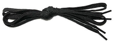 Шнурки Чорний плоскі 200см 7мм Kiwi