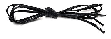 Шнурки Чорний пропитаные плоскі 200см 4мм Kiwi