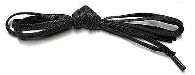 Шнурки Темно сірий пропитаные плоскі 60см 5мм Kiwi