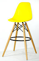 Полубарный стул Nik Eames, ярко-желтый