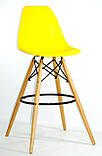Полубарный стілець Nik Eames, яскраво-жовтий, фото 2
