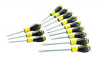 Набор отверток Phillips Pozidriv Slotted Torx STANLEY Essential, 12 шт.