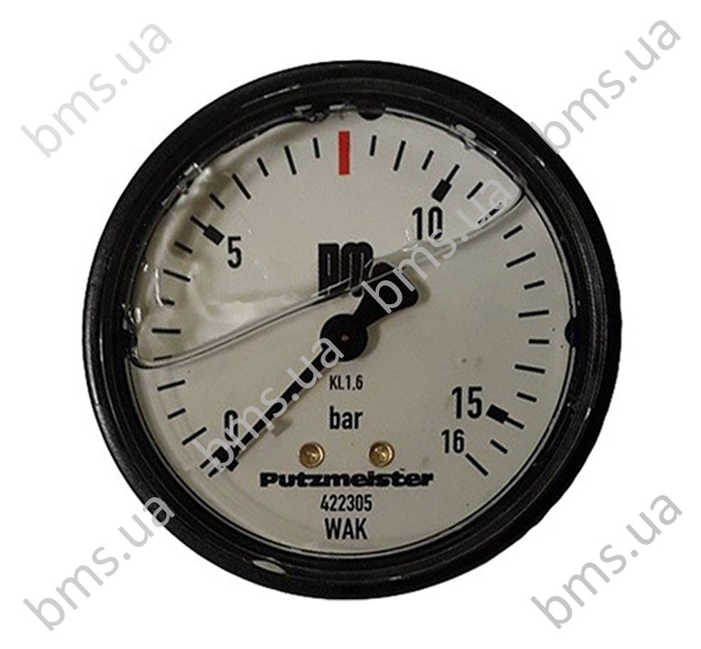Манометр (бочка робочий тиск) Putzmeister