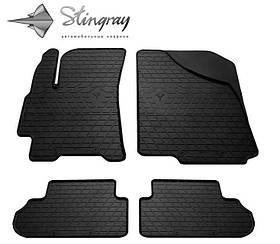 Гумові килимки Деу Ланос Daewoo Lanos 1997 - Stingray комплект модельні чорні Деу Ланос Стінгрей