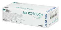 Рукавички нітрилові оглядові без пудри MICRO-TOUCH® NITRA-TEX® EP™ розмір 6-7 (S)