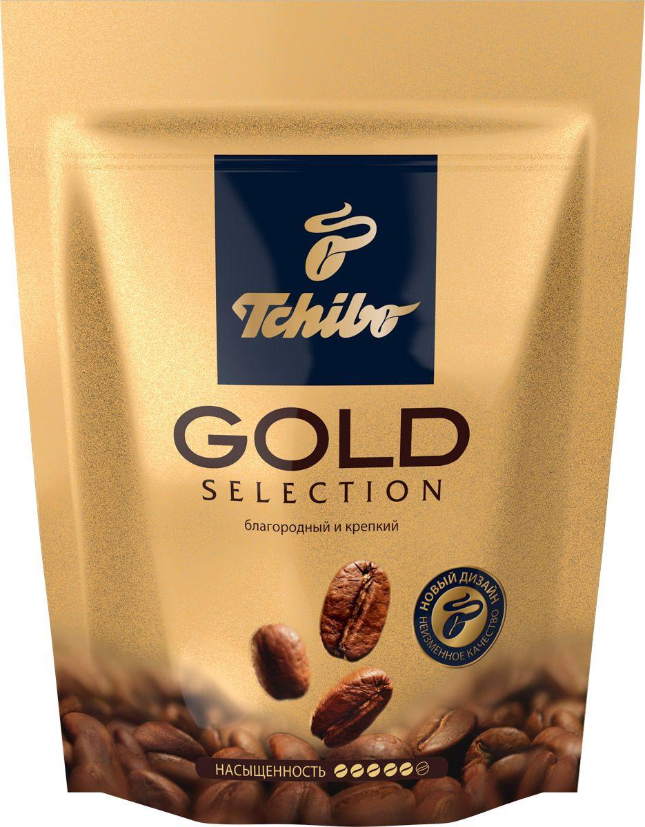 Кава розчинна " Tchibo Gold Selection 75 г пакет Німеччина, фото 1