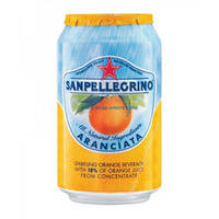 Напій SANPELLEGRINO Aranciata з соком газований 330мл з/б