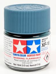 Краска Tamiya XF-18 Medium Blue 10 мл.