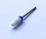Насадка-фреза керамічна парасольку , синя велика зернистість, фото 2