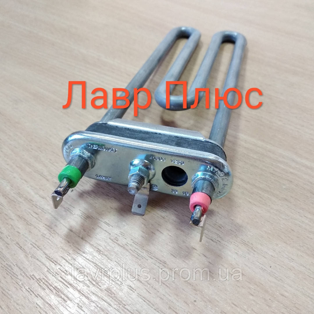 ТЕН 1800W 19 см. для пральної машини C00082601 Termowatt (Indesit C00255096)