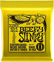 Струны для электрогитары Ernie Ball 2627 Beefy Slinky Nickel Wound 11/54