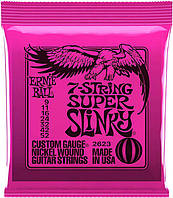 Струны для электрогитары Ernie Ball 2623 7-String Super Slinky Nickel Wound 9/52