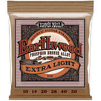 Струны для акустической гитары Ernie Ball 2150 Earthwood Acoustic Phosphor Bronze 10/50