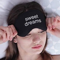Маска для сна (повязка для сна) 100% хлопок "Сладкие сны"
