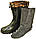 Чоботи укорочені утеплені з манжетом, фото 2