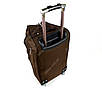 Велика сумка Sport на колесах Нейлон, Валіза XL (80л) (67*33*39) коричнева, сумка на колесах, фото 8