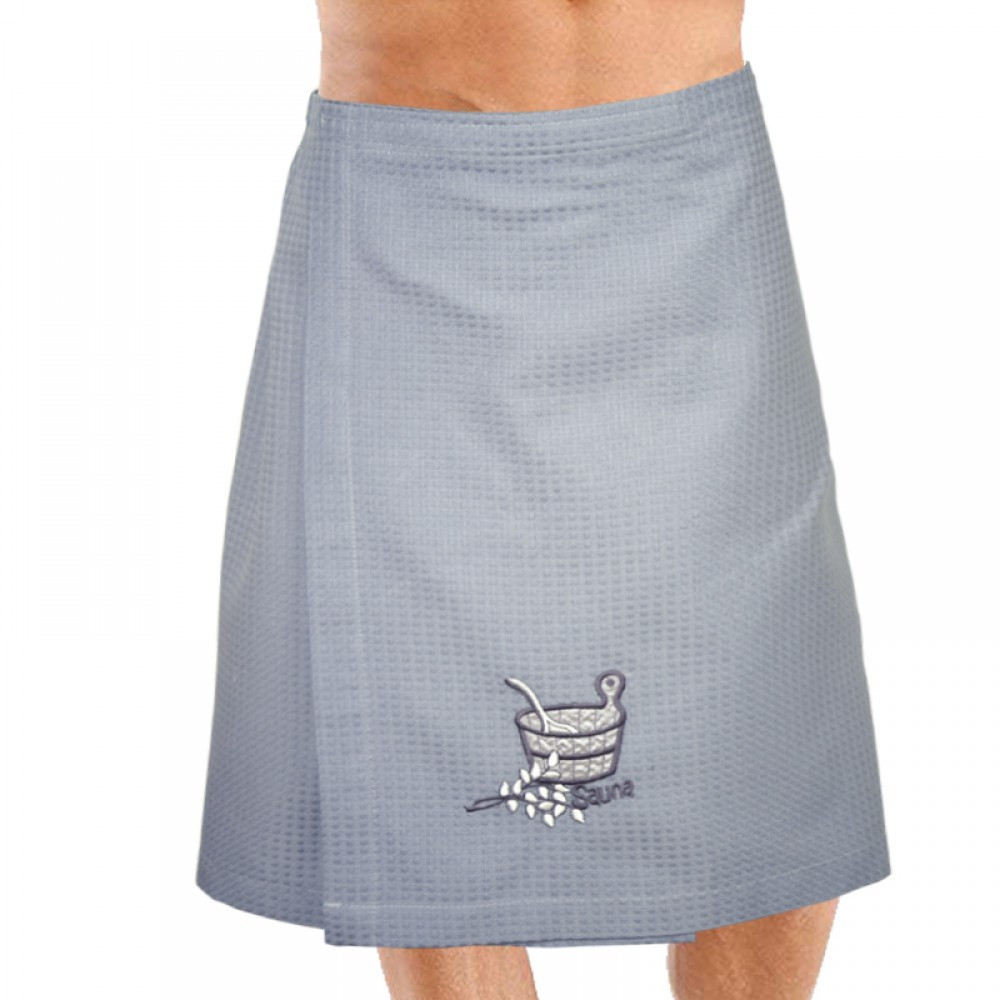 Спідниця (кілт) вафельна для сауни Ярослав Сірий, фото 1