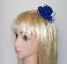 Капелюх вечірній "Спіралька" (синя), фото 2