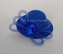 Капелюх вечірній "Спіралька" (синя), фото 3