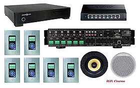 Аудіо мультирум Filmoscope-Lab Soundscope Series на 6 зон озвучування. Пропозиція обладнання з акустикою