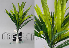 Домішка салатово-зелена широколиста 40 см GAB94