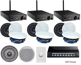 Аудіо мультирум MT-Power недороге озвучування 6 кімнат з WiFi Miracast Internet Radio і потоковим стримингом