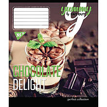 Зошит 18 аркушів YES "Chocolate Delight" клітинка 763694