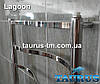 Найменша вузька сушарка для рушників Lagoon 4/450х400 з н/ж сталі. Перемички у формі хвилі (труба 20х10)., фото 4