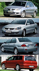 Фари передні для Mitsubishi Lancer 9 '04-09